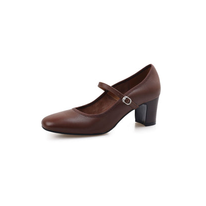 Retro Mary Jane Heels by Elizabeth Ainsley