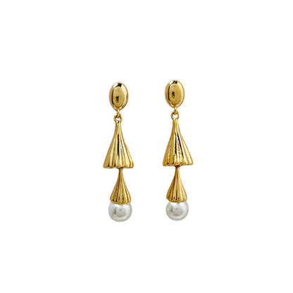 Long Wind Chime Pearl Drop