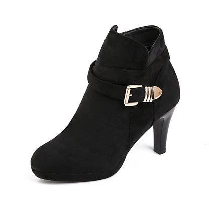 Elizabeth Ainsley Plus Size Stiletto Boots - Supportive Fit