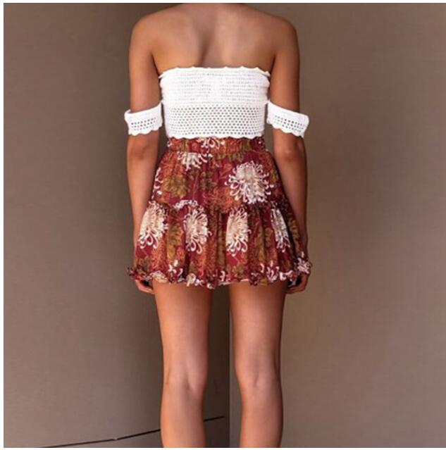 Vibrant Floral Print Skirt Elizabeth Ainsley