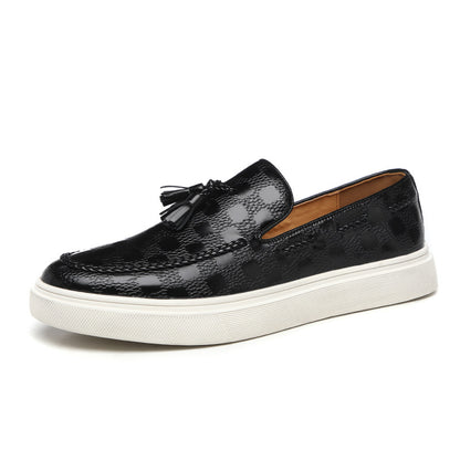 Versatile Elizabeth Ainsley Men's Tassel Slip-On Loafers
