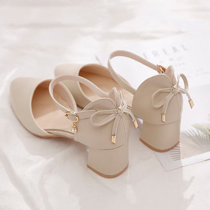 Elegant Chunky Heel Pumps by Elizabeth Ainsley