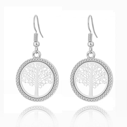 Tree of Life Drop Earrings