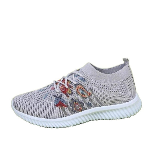 Pinterest-Inspired Elizabeth Ainsley Flower Mesh Sneakers