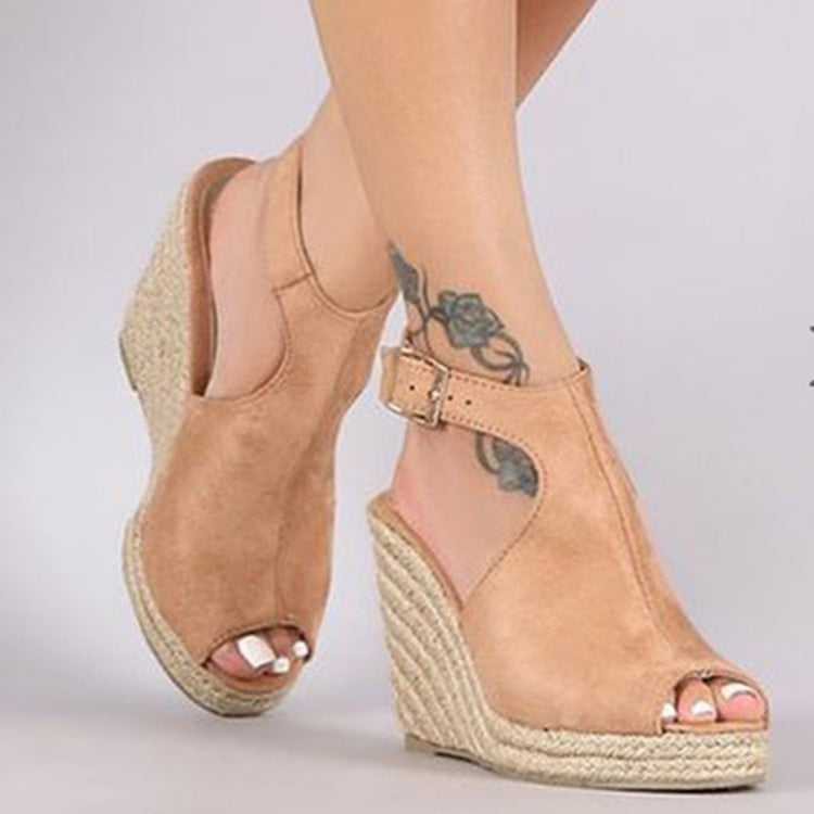 Chic Platform Wedge Sandals Elizabeth Ainsley