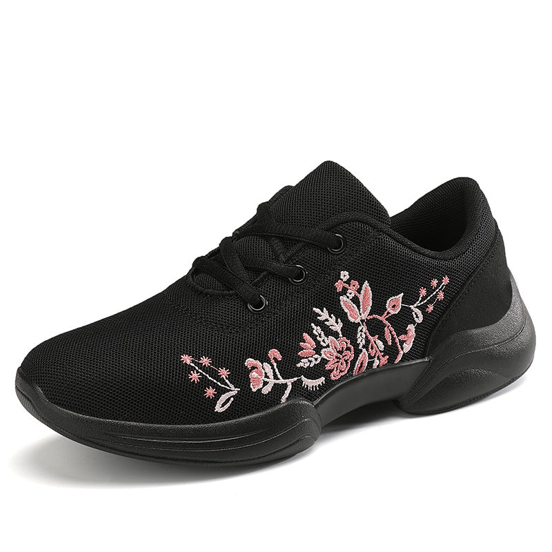 Breathable Elizabeth Ainsley Floral Mesh Sneakers