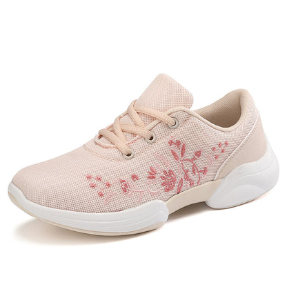 Breathable Elizabeth Ainsley Floral Mesh Sneakers