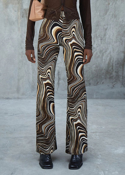 Retro Wave Elizabeth Ainsley High-Rise Straight Pants