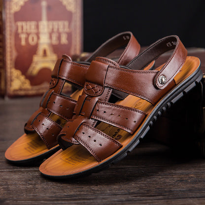 Classic Comfort Elizabeth Ainsley Men's Cowhide Sandals