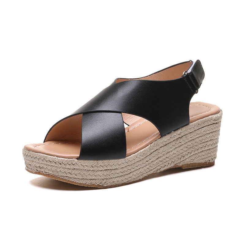 Chic Wedge Sandals by Elizabeth Ainsley