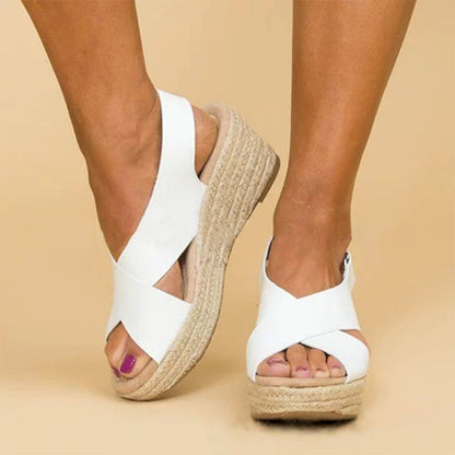 Chic Wedge Sandals by Elizabeth Ainsley