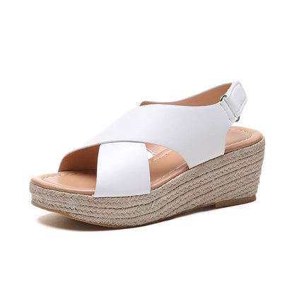 Chic Wedge Sandals by Elizabeth Ainsley