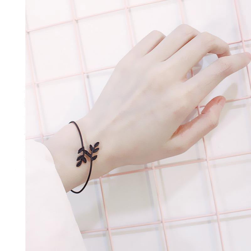 Heart Accent Open Cuff Bracelet with Delicate Sparkle Detail
