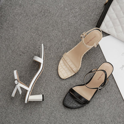 Elegant Elizabeth Ainsley Pinterest-Inspired Heeled Sandals