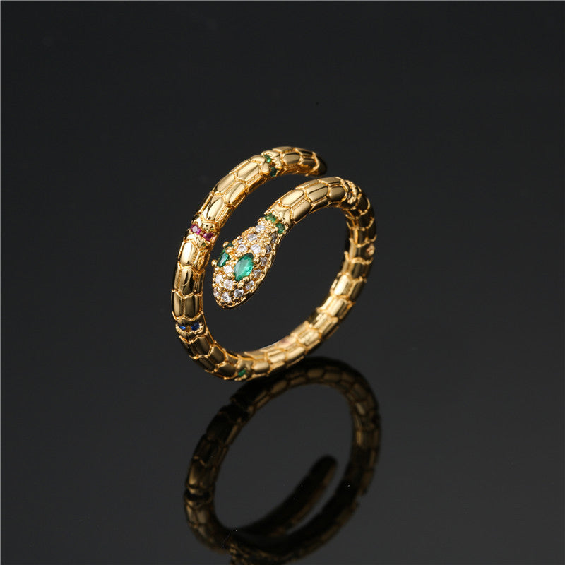 Snake Wrap Adjustable Ring