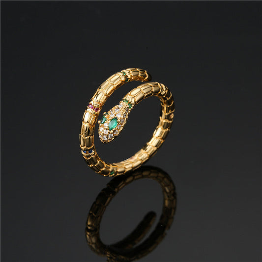 Snake Wrap Adjustable Ring
