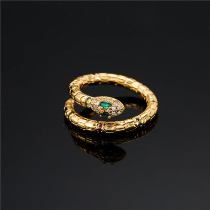 Snake Wrap Adjustable Ring