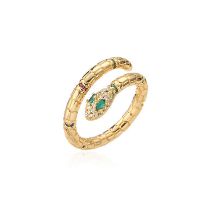 Snake Wrap Adjustable Ring