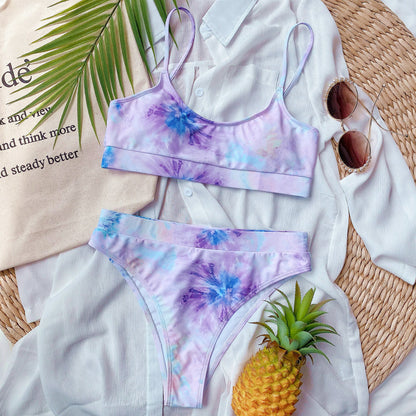Vibrant Print Elizabeth Ainsley Pinterest-Inspired Bikini