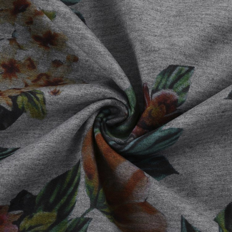 Floral Zip Slim Top Elizabeth Ainsley Sleeveless Blouse