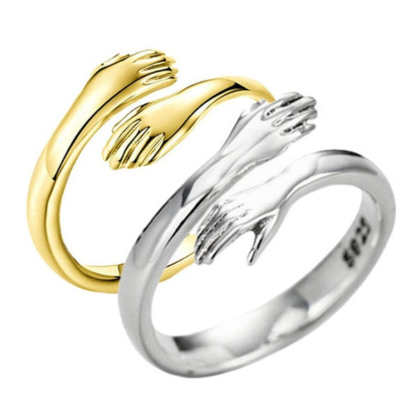 Embrace Adjustable Hug Ring – Minimalist Hand Design