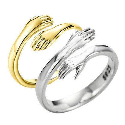 Embrace Adjustable Hug Ring – Minimalist Hand Design