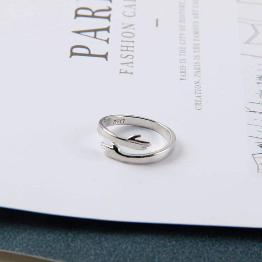Embrace Adjustable Hug Ring – Minimalist Hand Design