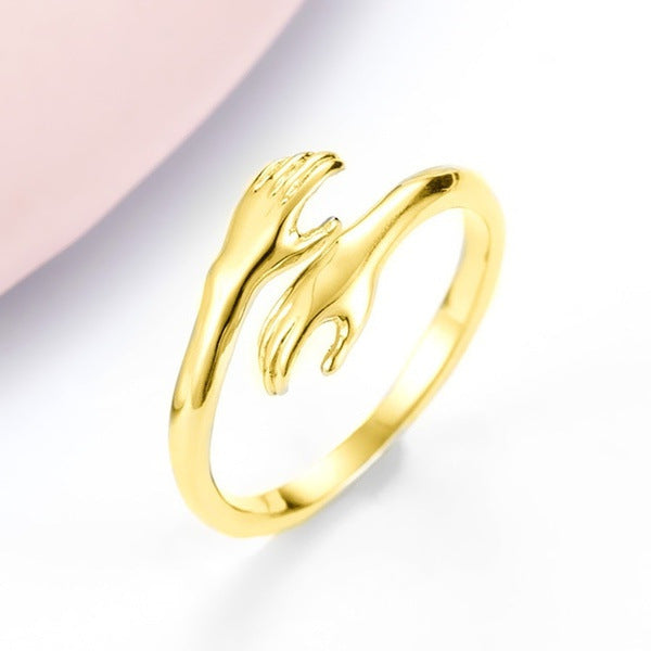 Embrace Adjustable Hug Ring – Minimalist Hand Design