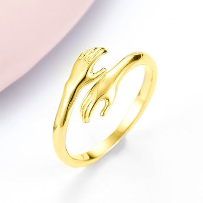 Embrace Adjustable Hug Ring – Minimalist Hand Design