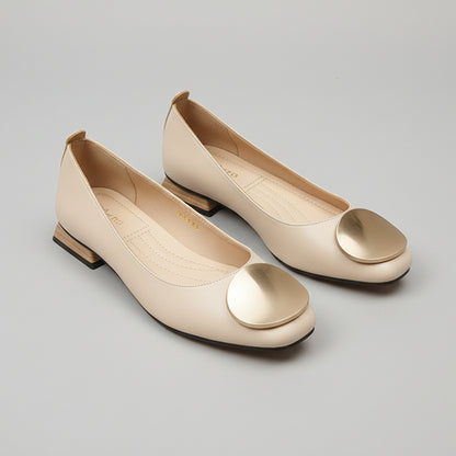 Chic Elizabeth Ainsley Mid-Heel Mary Jane Flats