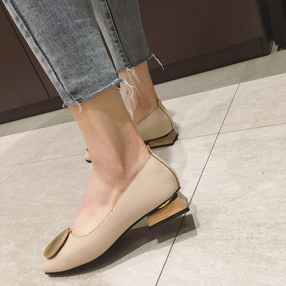 Chic Elizabeth Ainsley Mid-Heel Mary Jane Flats