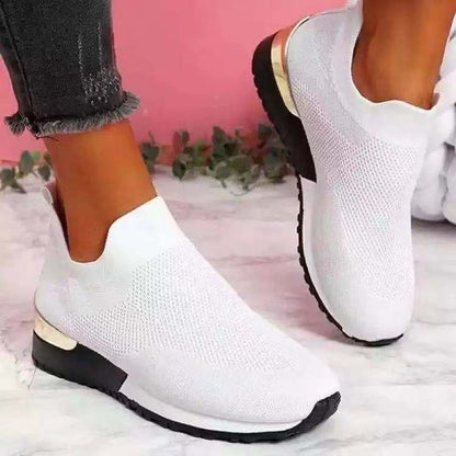 Chic Mesh Slip-On Sneakers by Elizabeth Ainsley