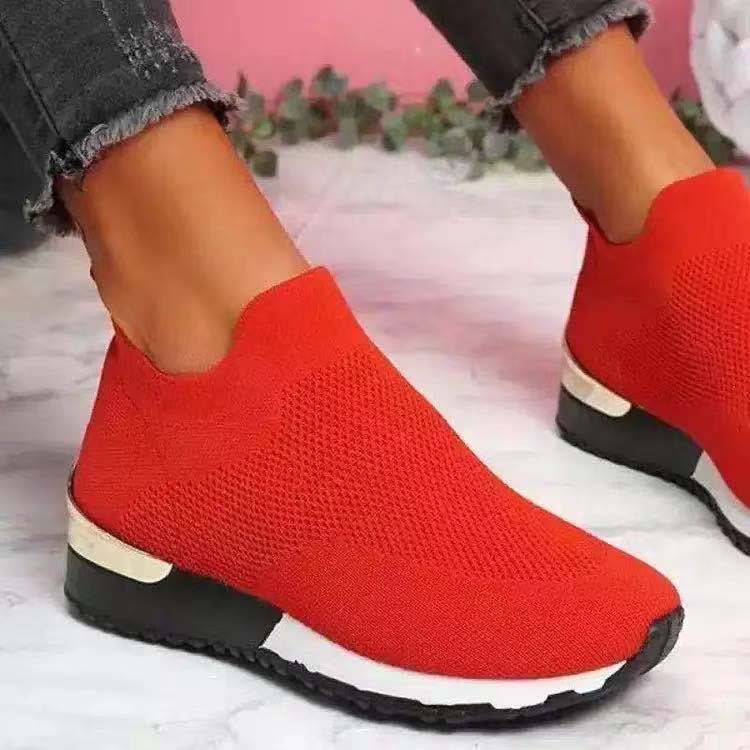 Chic Mesh Slip-On Sneakers by Elizabeth Ainsley