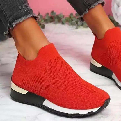 Chic Mesh Slip-On Sneakers by Elizabeth Ainsley
