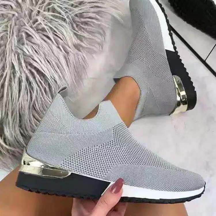Chic Mesh Slip-On Sneakers by Elizabeth Ainsley