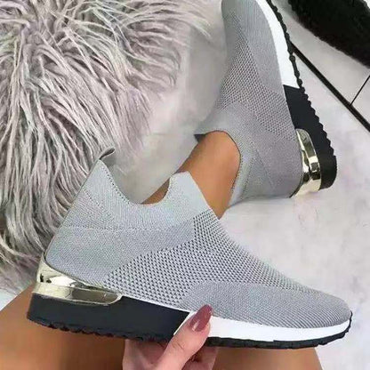 Chic Mesh Slip-On Sneakers by Elizabeth Ainsley