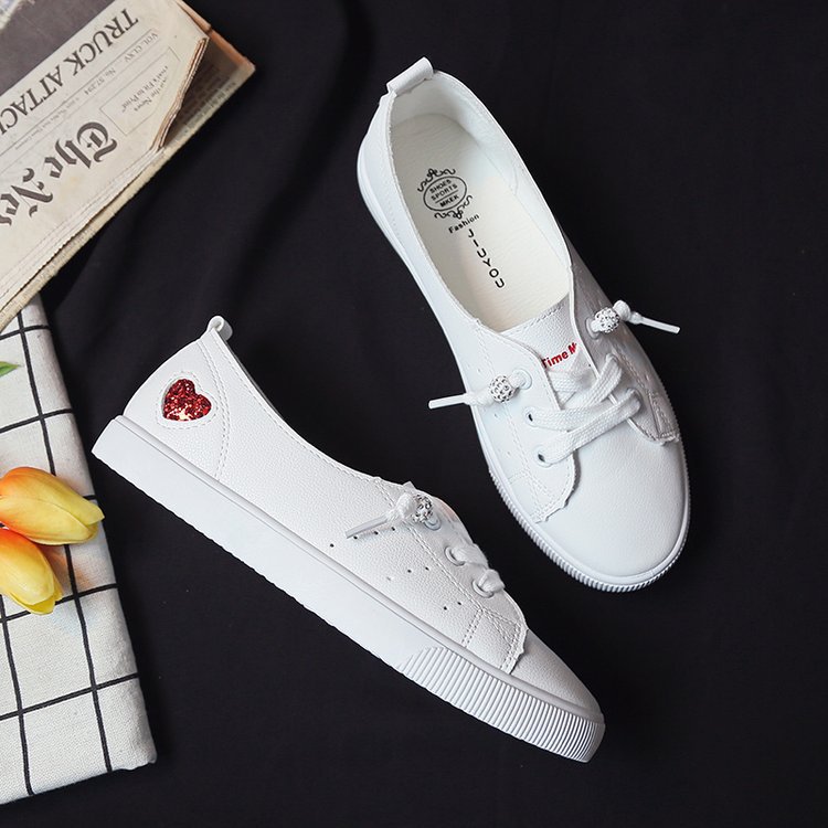 Chic Heart Slip-On Sneakers by Elizabeth Ainsley