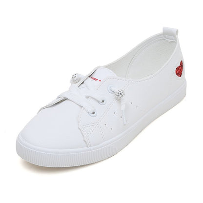Chic Heart Slip-On Sneakers by Elizabeth Ainsley