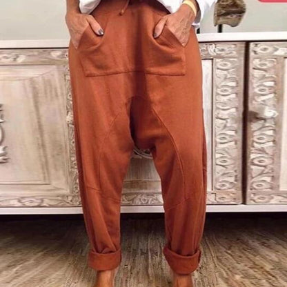 Chic Comfort Elizabeth Ainsley Lace Up Harem Pants