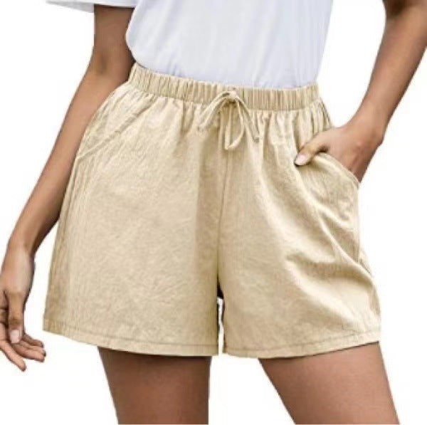 Effortless Linen Shorts Elizabeth Ainsley Women's Wide Leg