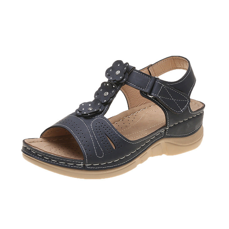 Pinterest-Inspired Floral Sandals by Elizabeth Ainsley