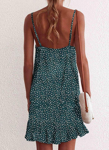 Floral A-Line Sundress Elizabeth Ainsley Summer Dress