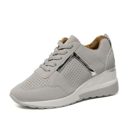 Chic Platform Lace-Up Sneakers by Elizabeth Ainsley