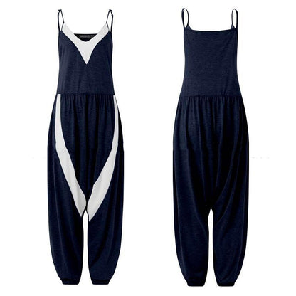 Chic Loose Stitching Jumpsuit by Elizabeth Ainsley