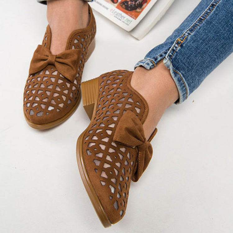 Chic Bow Loafers by Elizabeth Ainsley