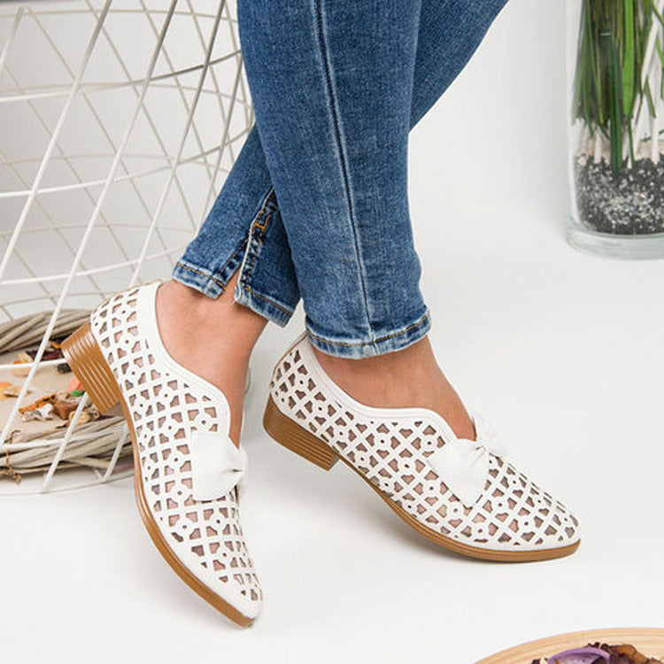 Chic Bow Loafers by Elizabeth Ainsley