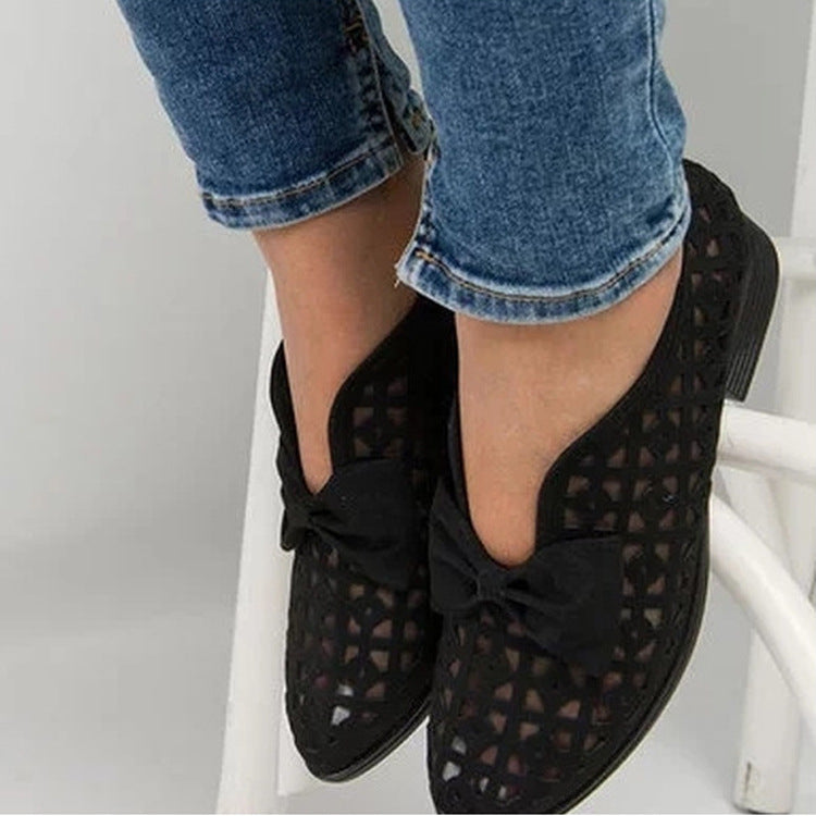 Chic Bow Loafers by Elizabeth Ainsley