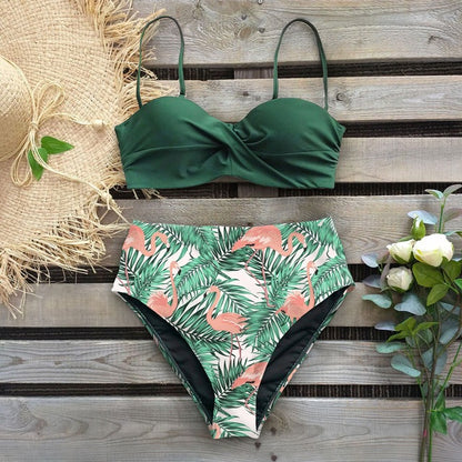 Floral High Waist Bikini by Elizabeth Ainsley