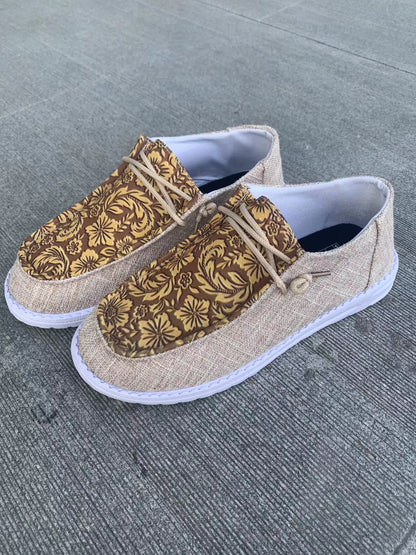 Floral Canvas Elizabeth Ainsley Women's Everyday Loafers