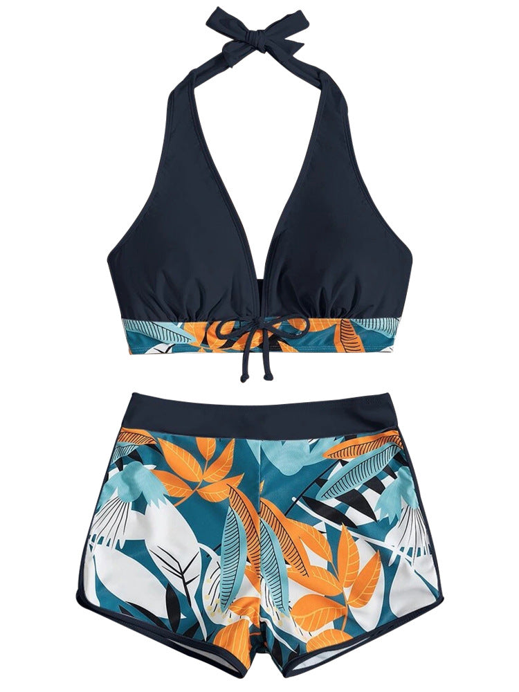 Vibrant Printed Bikini Shorts Set by Elizabeth Ainsley